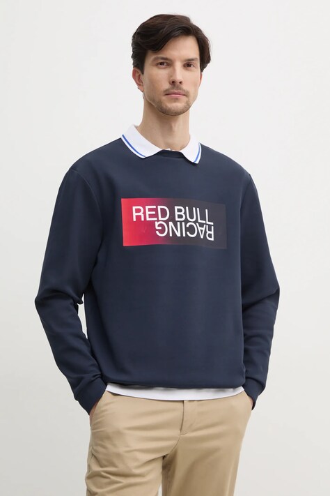 Μπλούζα Red Bull Racing x Pepe Jeans OMBRE LOGO CREW χρώμα: ναυτικό μπλε, RM580012
