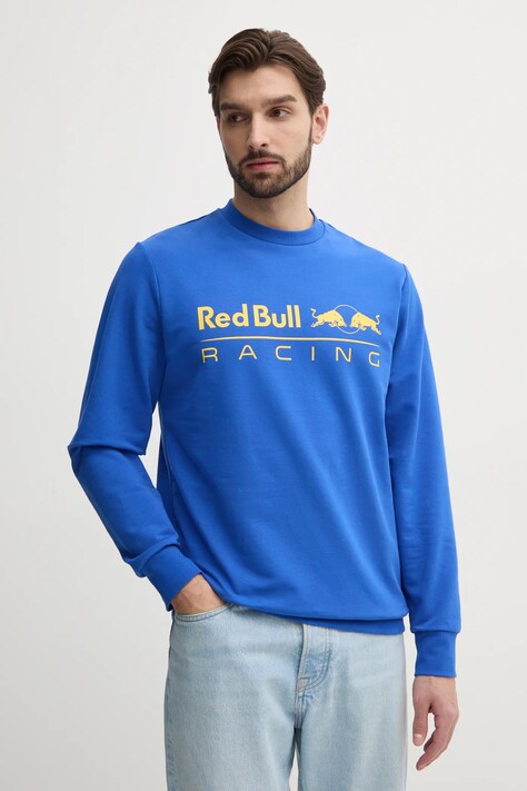 Μπλούζα Red Bull Racing x Pepe Jeans TEAM LOGO CREW χρώμα: μοβ, RM580017