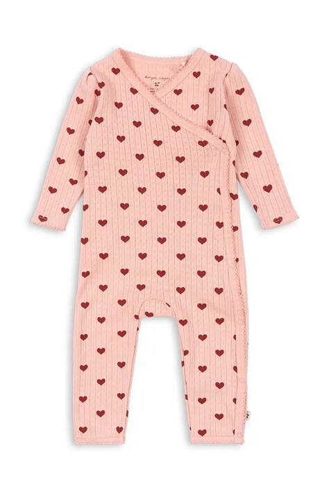 Φόρμες μωρού Konges Sløjd MINNIE NEWBORN ONESIE GOTS KS102588