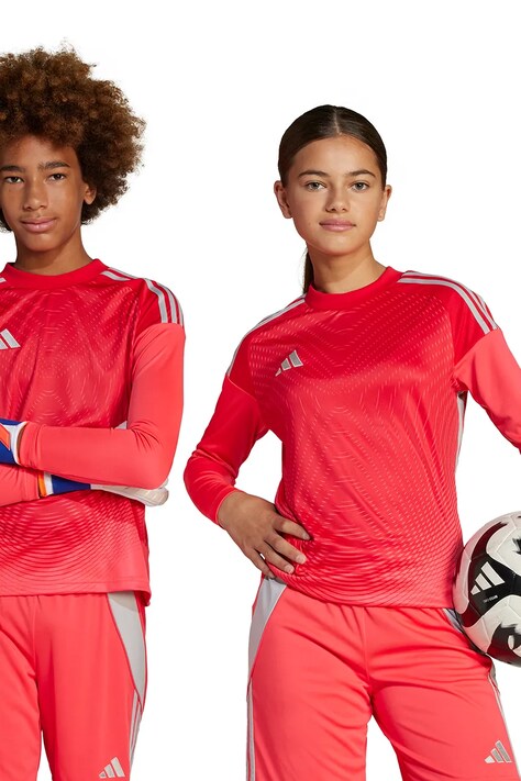 Παιδικό μακρυμάνικο adidas Performance χρώμα: κόκκινο, JJ1932