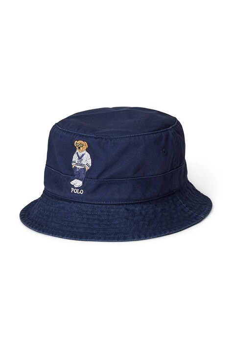 Βαμβακερό καπέλο Polo Ralph Lauren χρώμα: ναυτικό μπλε, 710963780