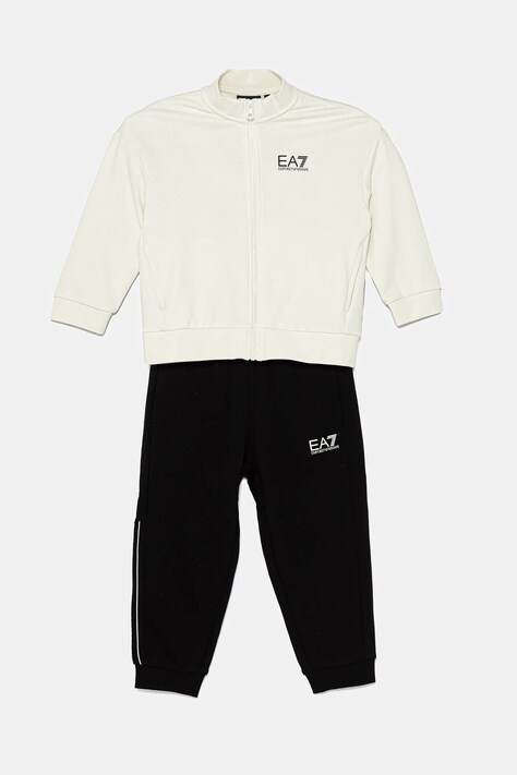 Παιδική φόρμα EA7 Emporio Armani χρώμα: άσπρο, 7B000070 AF12451