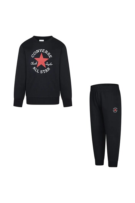 Παιδική φόρμα Converse χρώμα: μαύρο, 9CG574