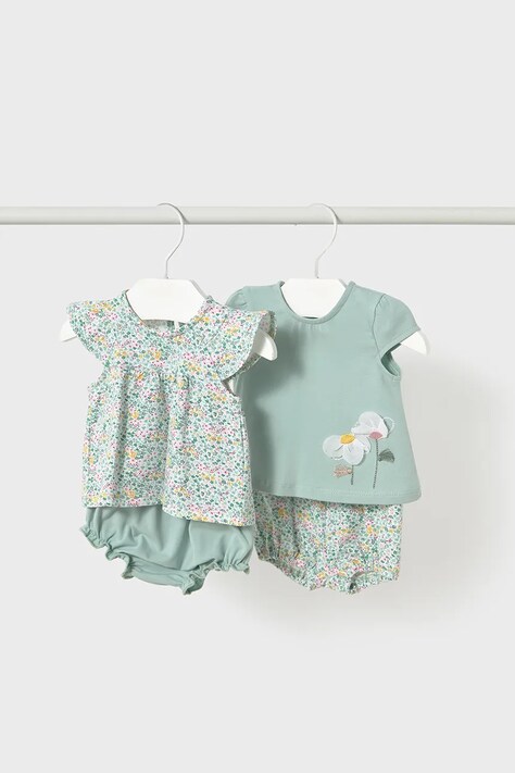Σετ μωρού Mayoral Newborn 2-pack χρώμα: τιρκουάζ, 1663