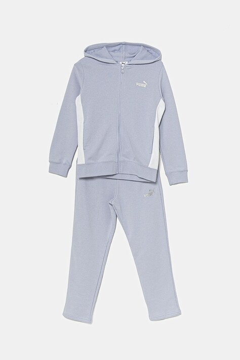 Παιδική φόρμα Puma Metallic Hooded Sweat Suit TR χρώμα: μπλε, 686305