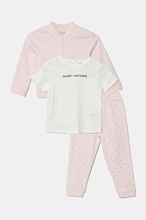 Σετ μωρού Marc Jacobs χρώμα: ροζ, W60512