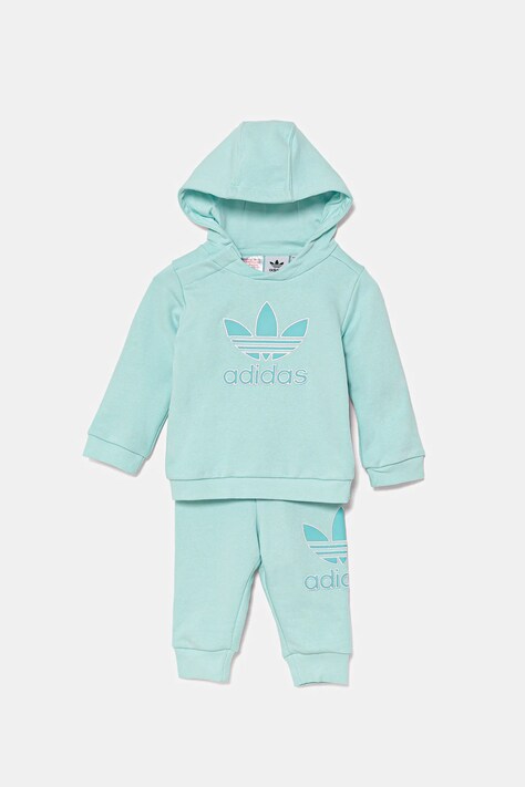 Βρεφική φόρμα adidas Originals χρώμα: τιρκουάζ, JC6590