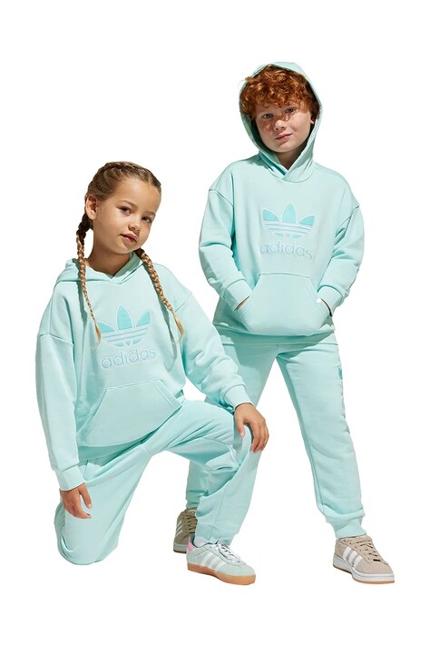 Παιδική φόρμα adidas Originals χρώμα: τιρκουάζ, JC7875
