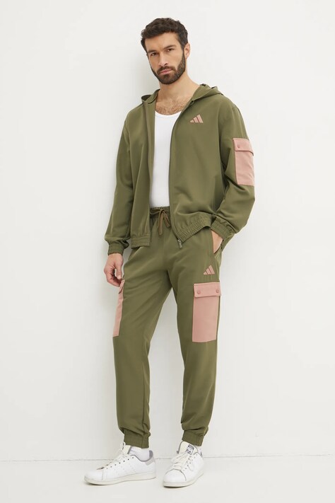 Φόρμα adidas M WV CRG TS χρώμα: πράσινο, JI8889
