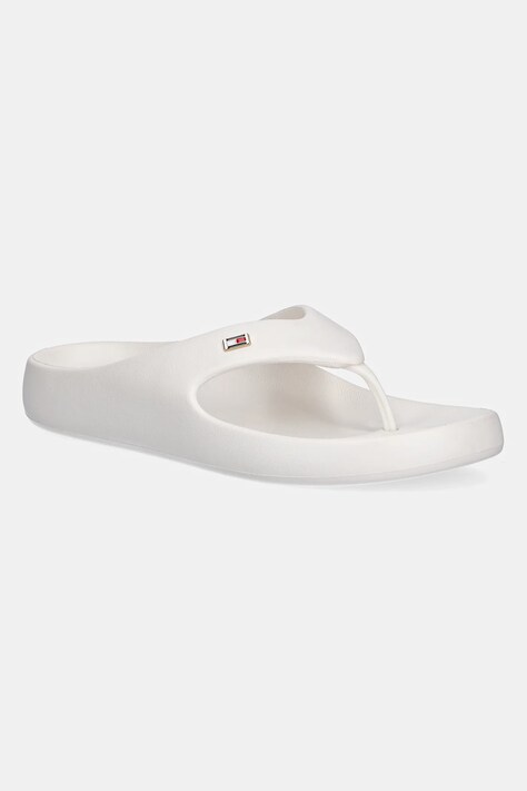 Σαγιονάρες Tommy Hilfiger TH COMFORT BEACH SANDAL χρώμα: μπεζ, FW0FW08522