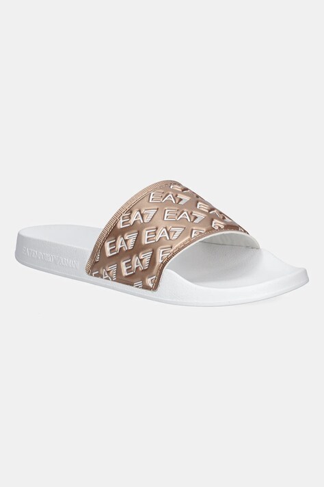 Παντόφλες EA7 Emporio Armani χρώμα: άσπρο, AF15125.7X000109