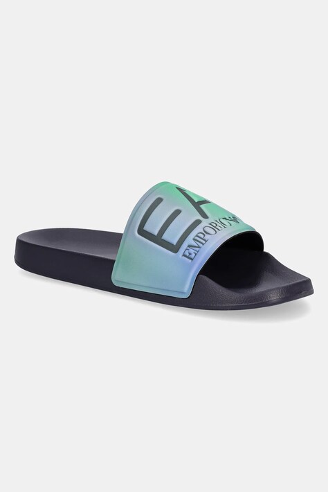 Παντόφλες EA7 Emporio Armani χρώμα: γκρι, AF15118.7X000108