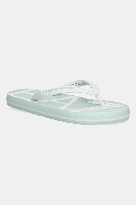 Σαγιονάρες EA7 Emporio Armani χρώμα: πράσινο, XK196.XCQ004