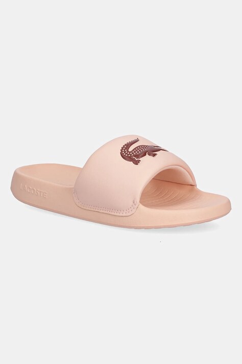 Παντόφλες Lacoste SERVE SLIDE 1.0 χρώμα: πορτοκαλί, 49CFA0022
