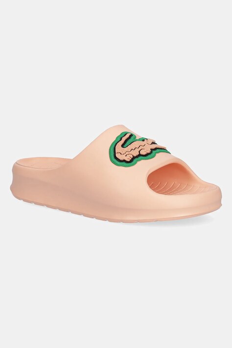Παντόφλες Lacoste SERVE SLIDE 2.0 χρώμα: πορτοκαλί, 49CFA0027