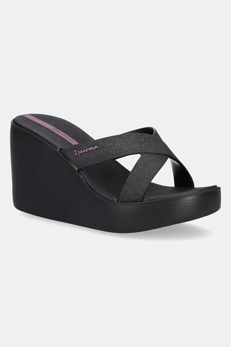 Σαγιονάρες Ipanema HIGH FASHION χρώμα: μαύρο, 83646-BD675