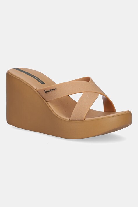 Παντόφλες Ipanema HIGH FASHION χρώμα: καφέ, 83646-BD677