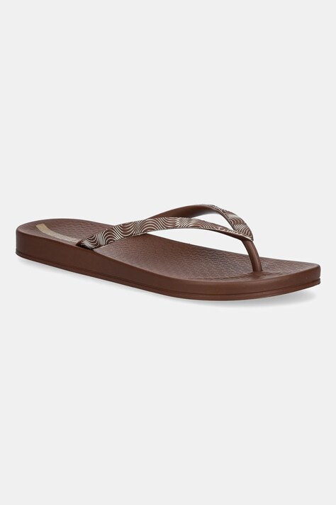 Σαγιονάρες Ipanema MESH IX FEM χρώμα: καφέ, 83651-BB810