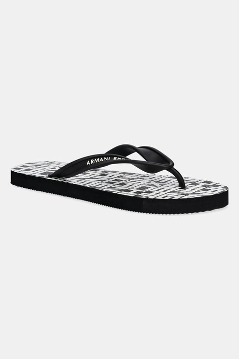 Σαγιονάρες Armani Exchange χρώμα: μαύρο, XUQ002 XV676 N814