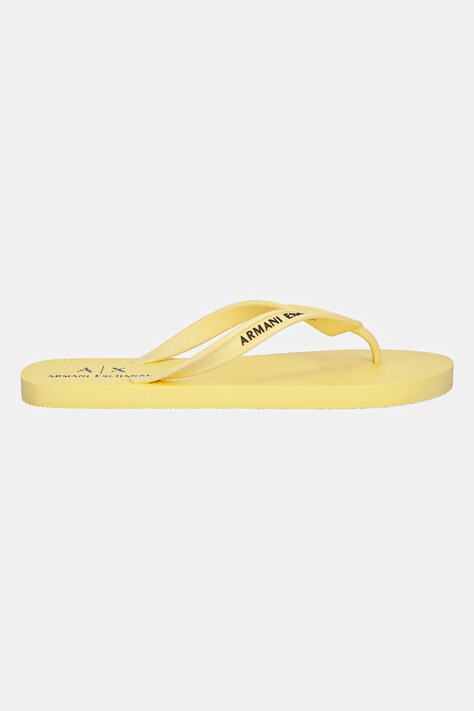 Σαγιονάρες Armani Exchange χρώμα: κίτρινο, XUQ002 XV676 U669