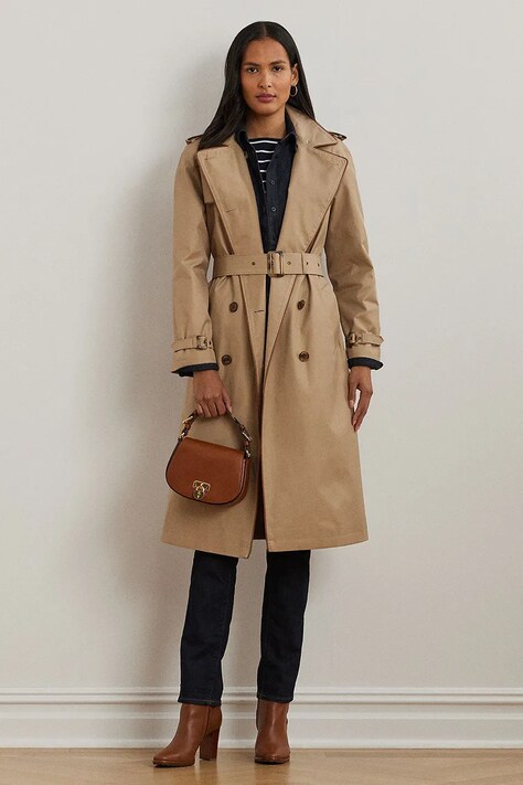 Καμπαρντίνα Lauren Ralph Lauren χρώμα: μπεζ, 297967127