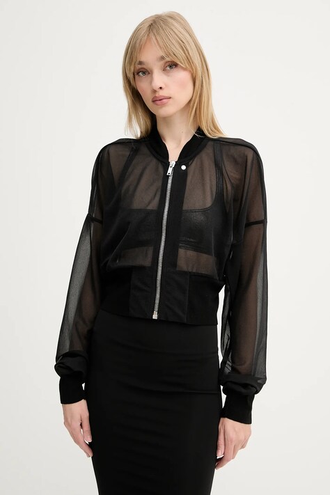 Μπουφάν Rick Owens Lilies χρώμα: μαύρο, LI01E4708OT