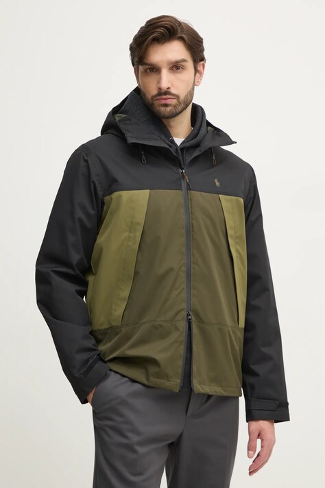 Μπουφάν Polo Ralph Lauren χρώμα: πράσινο, 710955629