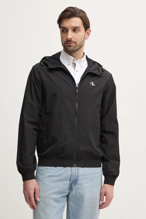 Μπουφάν Calvin Klein Jeans χρώμα: μαύρο, J30J327254