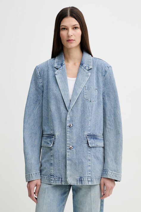 Τζιν μπουφάν G-Star Raw χρώμα: μπλε, D26218-D788