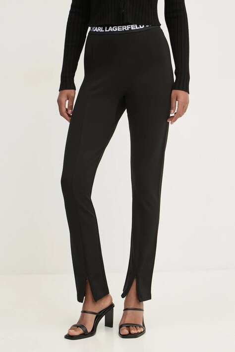 Κολάν Karl Lagerfeld Jeans χρώμα: μαύρο, A1W10060