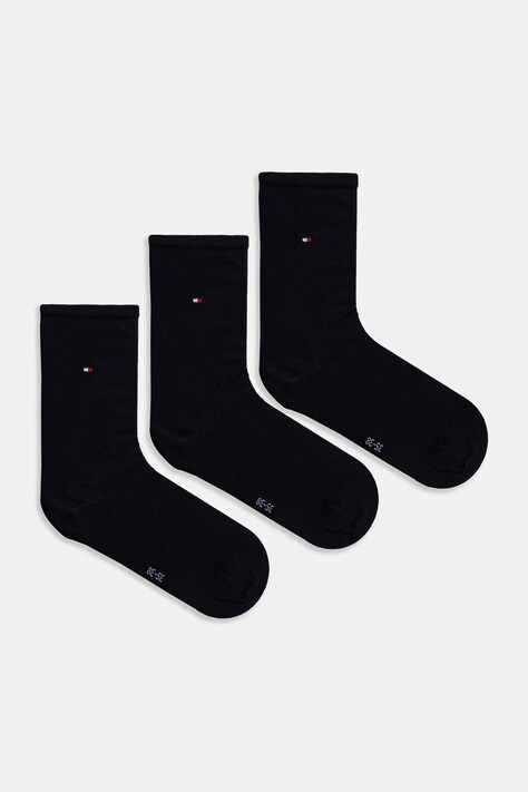 Κάλτσες Tommy Hilfiger 3-pack χρώμα: ναυτικό μπλε, 701233828