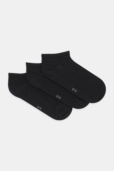 Κάλτσες Tommy Hilfiger 3-pack χρώμα: μαύρο, 701233829