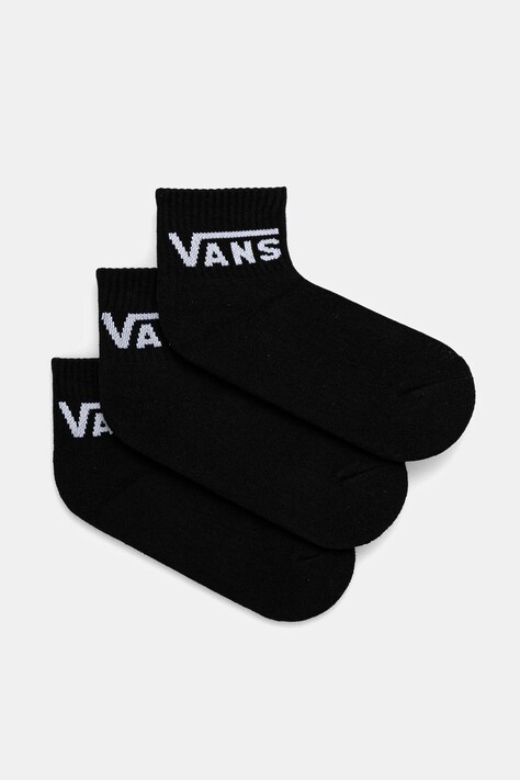 Παιδικές κάλτσες Vans CLASSIC HALF CREW 3-pack χρώμα: μαύρο, VN000J5BBLK1