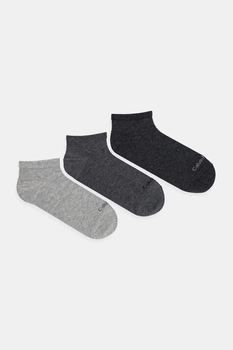 Κάλτσες Calvin Klein 3-pack χρώμα: γκρι, 701233831