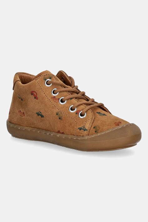 Παιδικά κλειστά παπούτσια σουέτ Froddo OLLIE S LACES χρώμα: καφέ, G2130327
