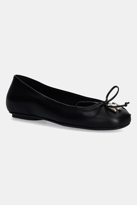 Δερμάτινες μπαλαρίνες Furla Ballet Ballerina χρώμα: μαύρο, YJ00BAL X30000 O6000