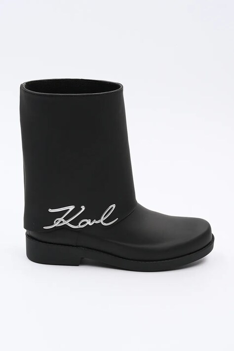 Γαλότσες Karl Lagerfeld KALOSH χρώμα: μαύρο, KL47064