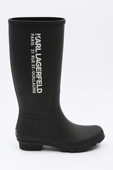 Γαλότσες Karl Lagerfeld KALOSH χρώμα: μαύρο, KL47085