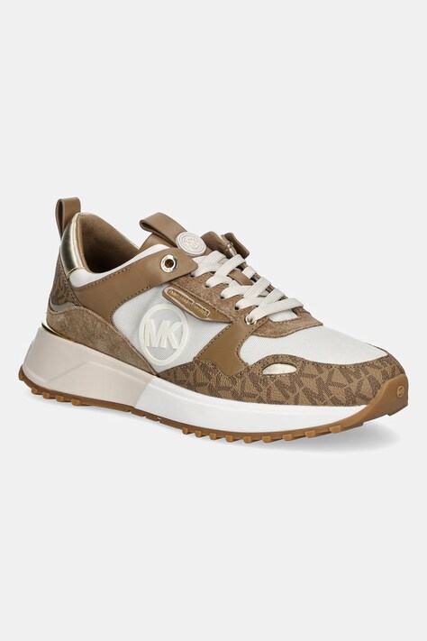 Αθλητικά MICHAEL Michael Kors Theo χρώμα: μπεζ, 43F1THFS2B.293