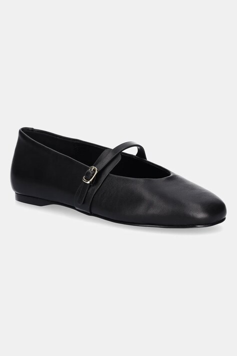 Δερμάτινες μπαλαρίνες Steve Madden Rejoice χρώμα: μαύρο, SM11003565