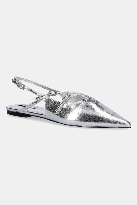 Μπαλαρίνες Steve Madden Cianna χρώμα: ασημί, SM11003709