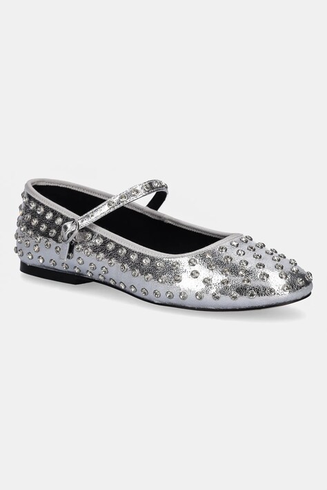 Μπαλαρίνες Steve Madden Vinetta-R χρώμα: ασημί, SM11003147