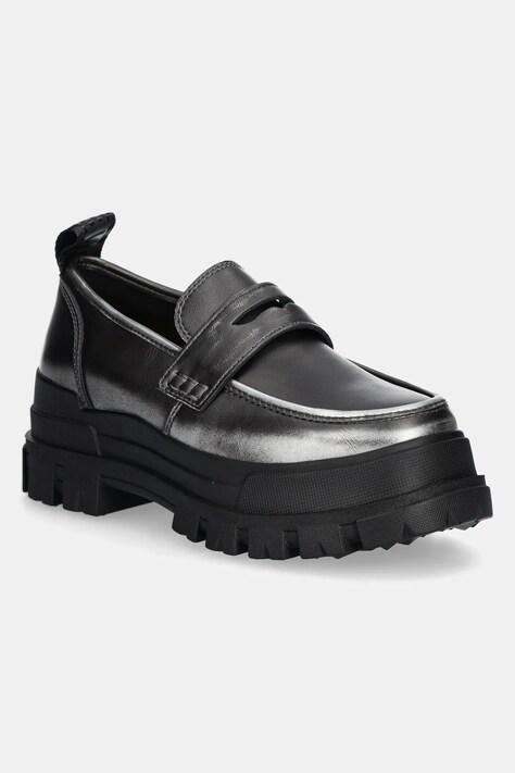 Μοκασίνια Buffalo Aspha Loafer Vntg χρώμα: γκρι, 1624083-PEW