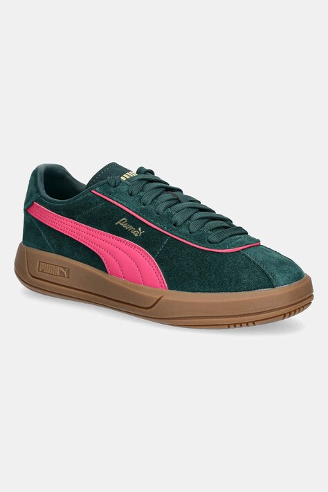 Δερμάτινα αθλητικά παπούτσια Puma Puma Club Klassika SD χρώμα: πράσινο, 400718