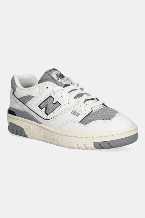 Δερμάτινα αθλητικά παπούτσια New Balance 550 χρώμα: γκρι, GSB550LG
