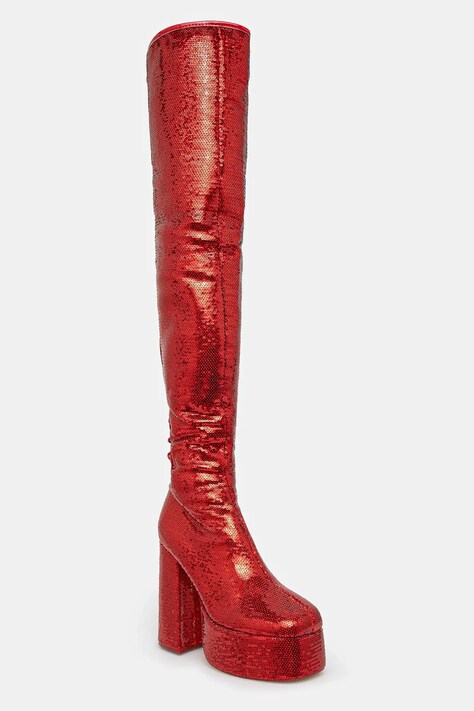 Μπότες Koi Footwear x Rocky Horror Show Creature of the Night χρώμα: κόκκινο, Creature of the Night
