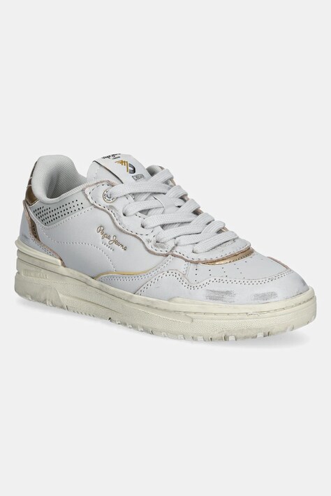Αθλητικά Pepe Jeans CHESTER DISTRESS W χρώμα: γκρι, PLS00033