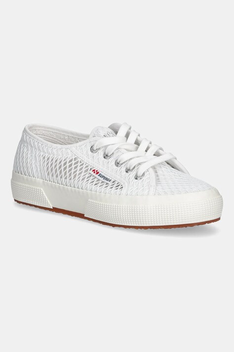 Πάνινα παπούτσια Superga MESH χρώμα: άσπρο, S2135GW