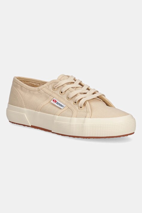 Πάνινα παπούτσια Superga LINEN χρώμα: μπεζ, S5134KW