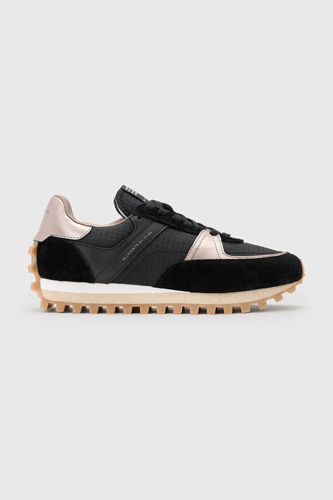 Αθλητικά AllSaints Viggo Runner χρώμα: μαύρο, W051FC